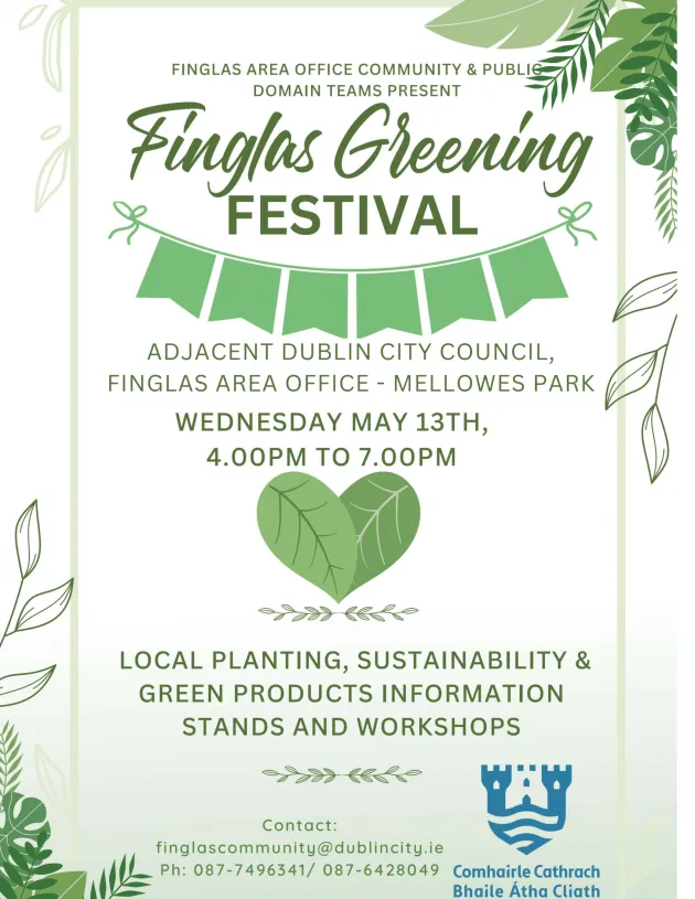 Finglas Greening Festival 2026 Poster
