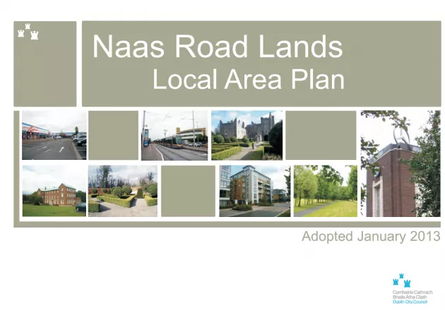 Naas Road Lands Local Area Paln poster