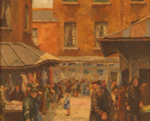 Image of 'Cole's Lane, Dublin' by Fergus O'Ryan from the Hugh Lane Gallery Collection
