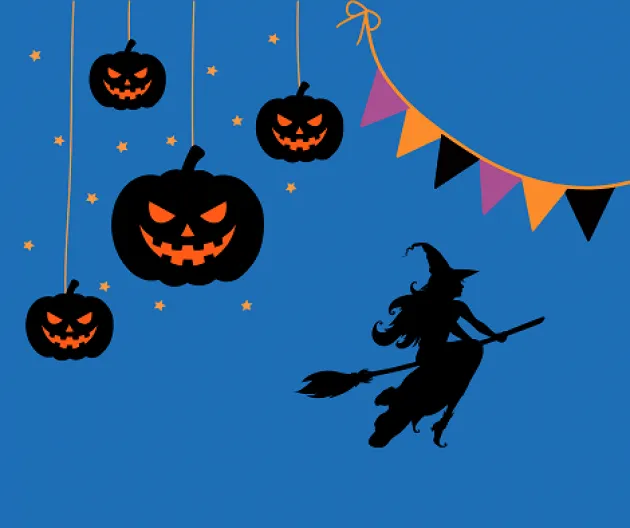 Hallowe’en Bunting Making