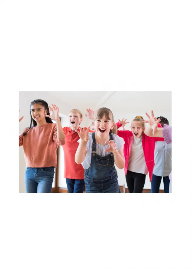 kids performing drama
