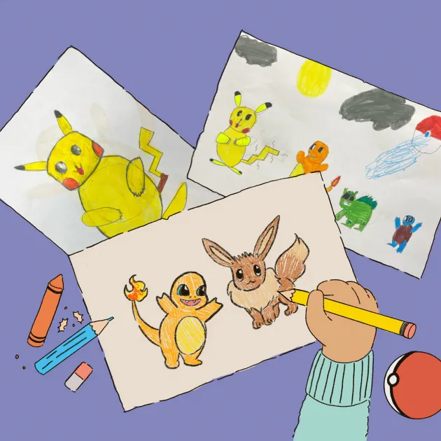 Images of Pokemon drawings