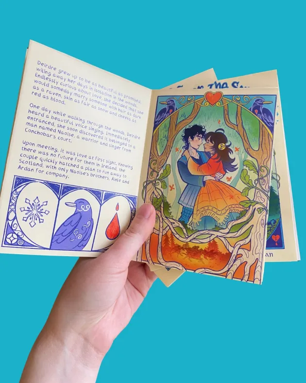 Image of zines created by artist Amy Louise O'Callaghan