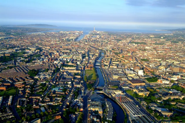 Aerial View of Dublin Generic