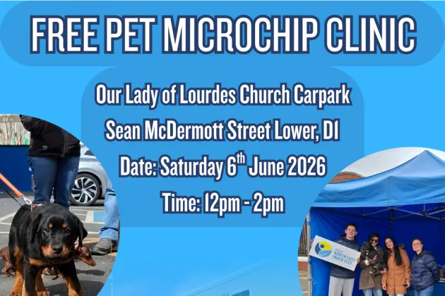 Free Pet Microchip Clinic Event June 6th 2026