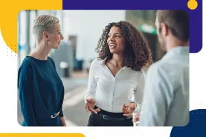 Image of business talk