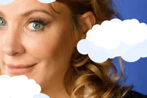 woman cloud
