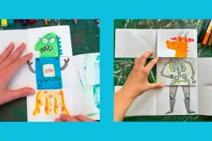 Image of collage made by children