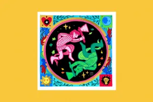Image of Irish mythology 'The Green Knight' illustration by artist Amy Louise O'Callaghan