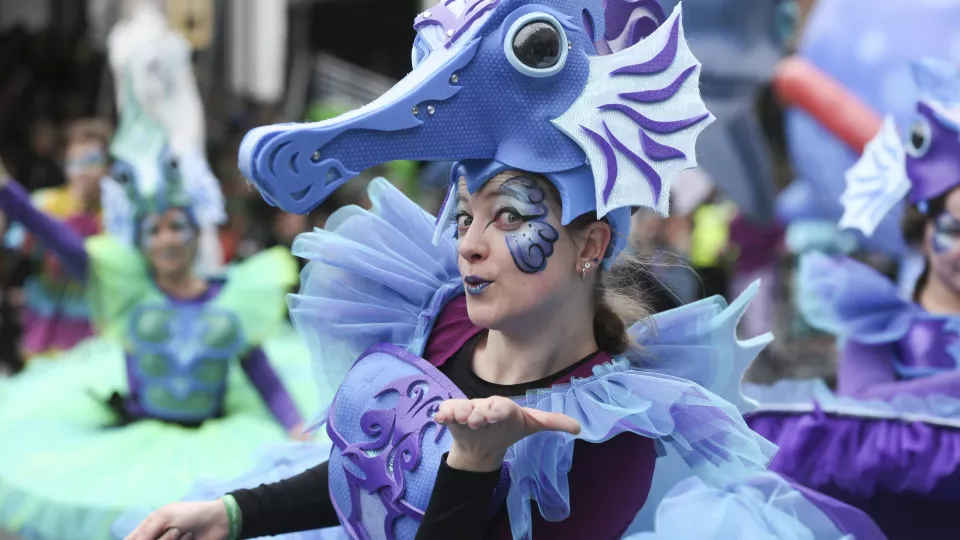 Image of a girl from Carnival in Dublin