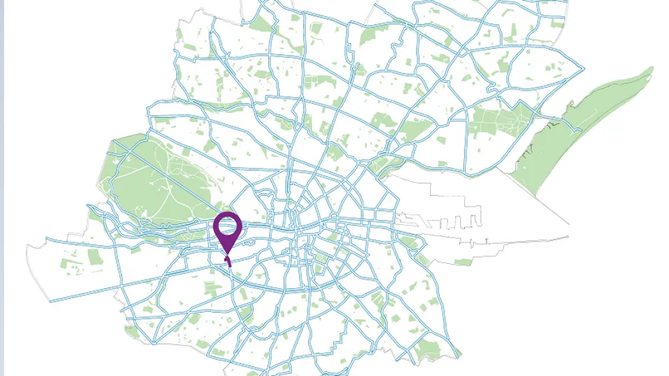 South city loop skeleton map