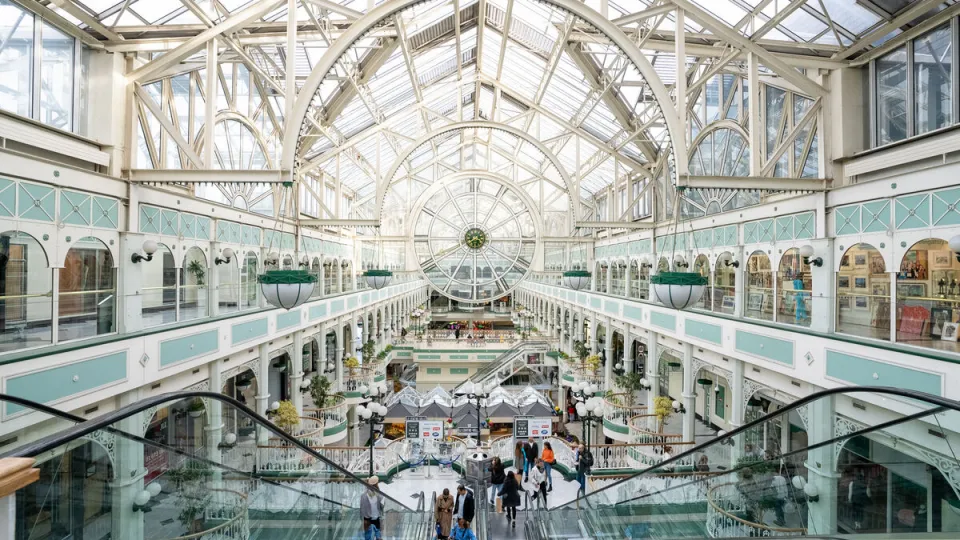 Overview of St.Stephens green shopping centre 