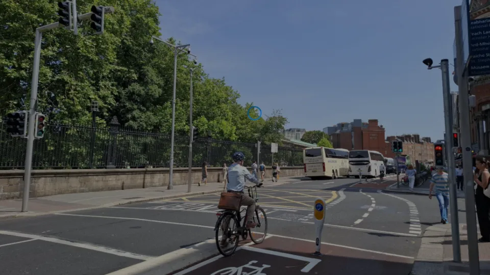 Nassau Street Cycle lane